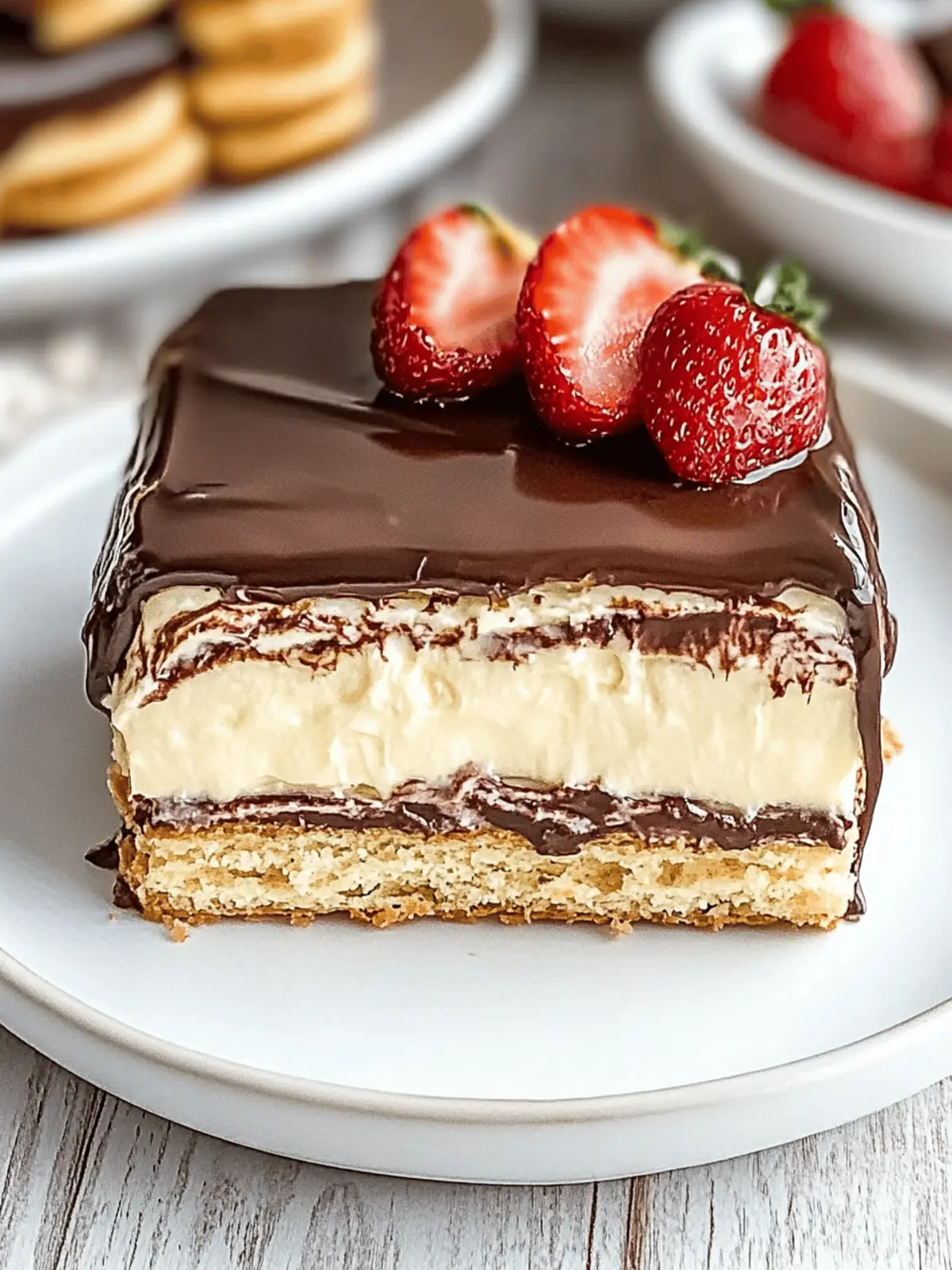No-Bake Chocolate Eclair Cake You Can't Resist Making