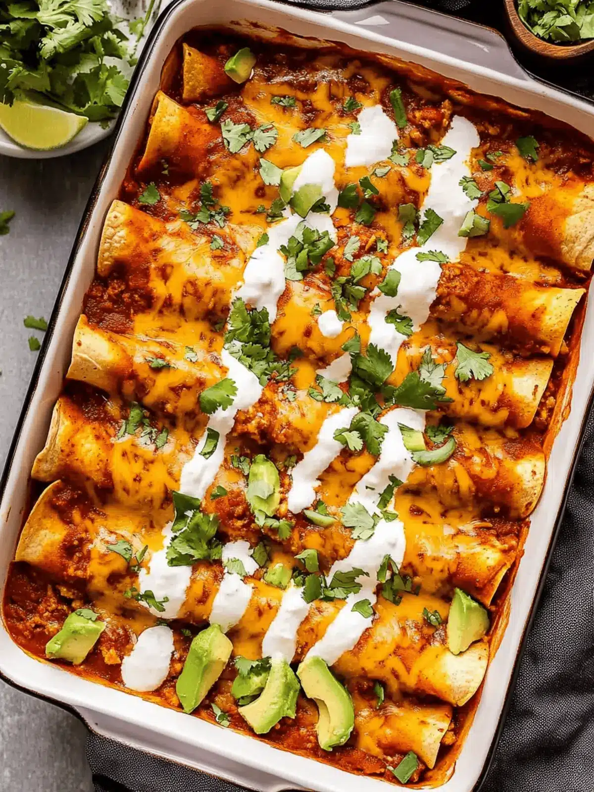 Ground Turkey Enchiladas
