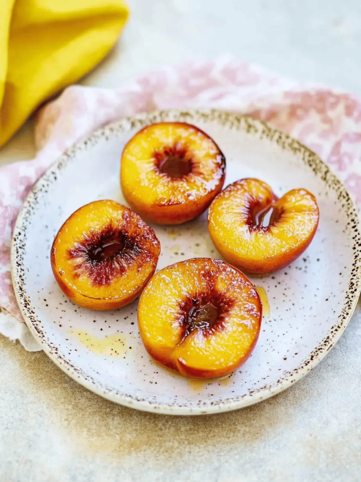 Easy Air Fryer Peaches