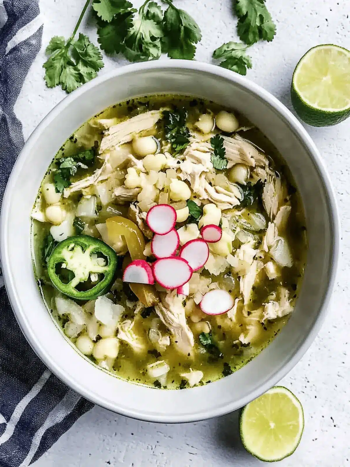 Crockpot Green Chicken Pozole