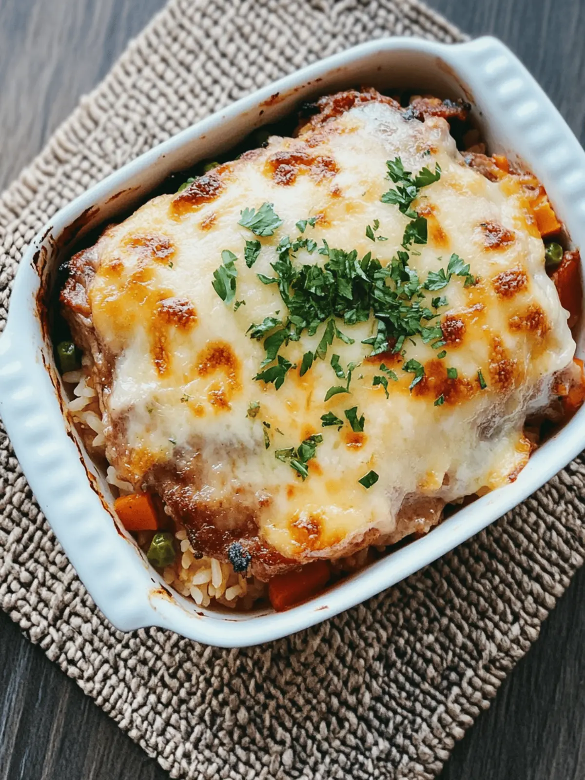 Savor Hong Kong Style Baked Pork Chop on Rice Tonight!