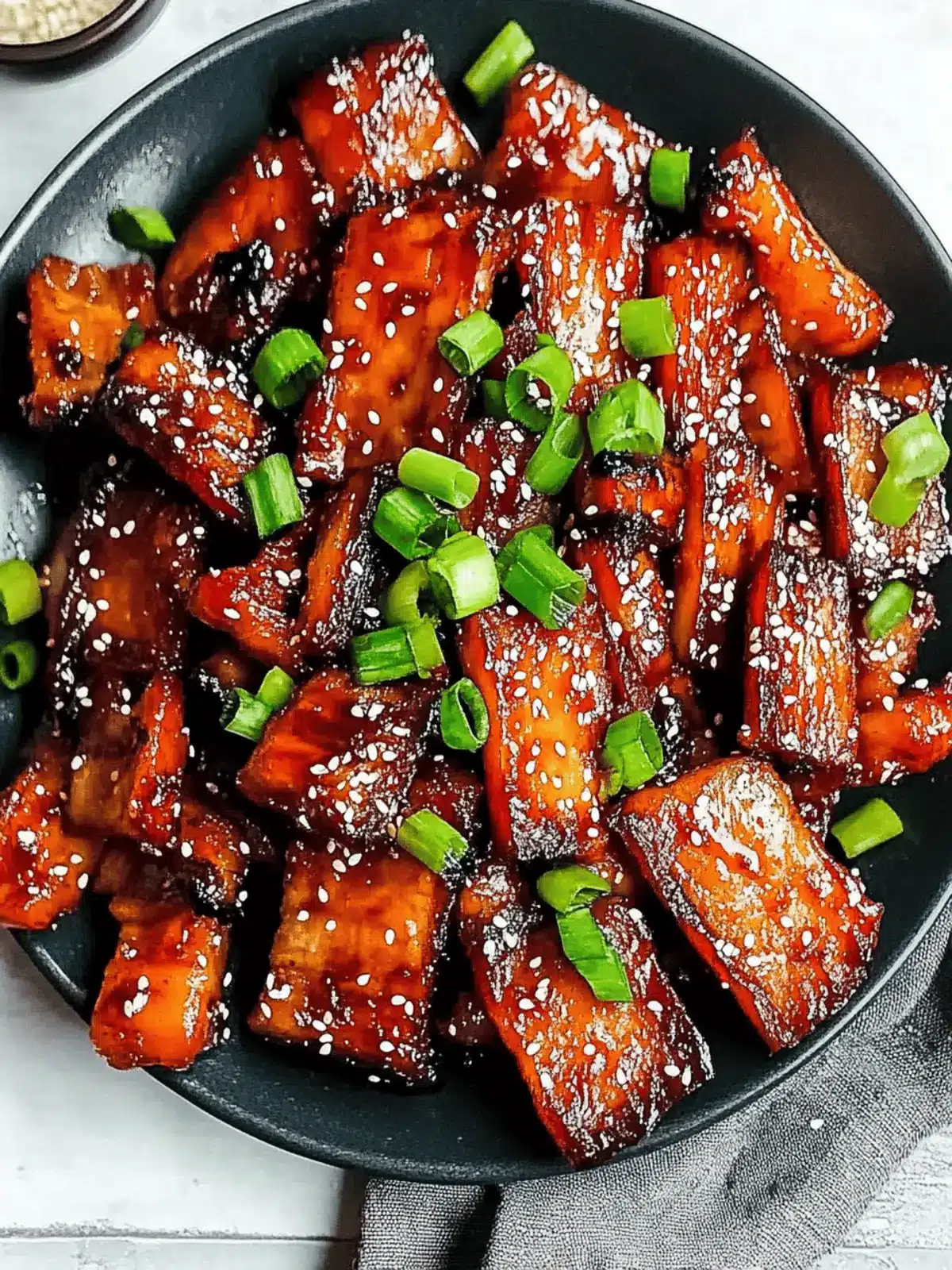Healthy Korean Pork Belly Skillet