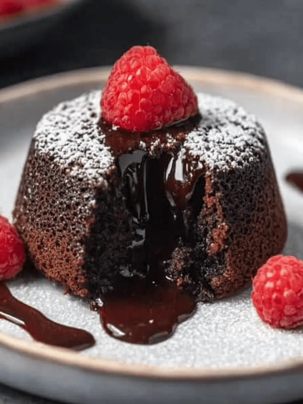 Air Fryer Lava Cake