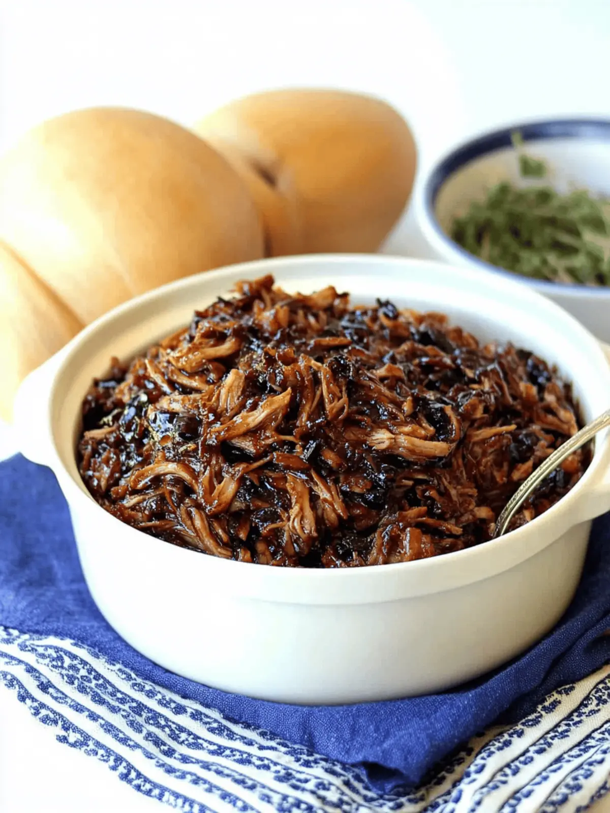 Brown Sugar Balsamic Pulled Pork