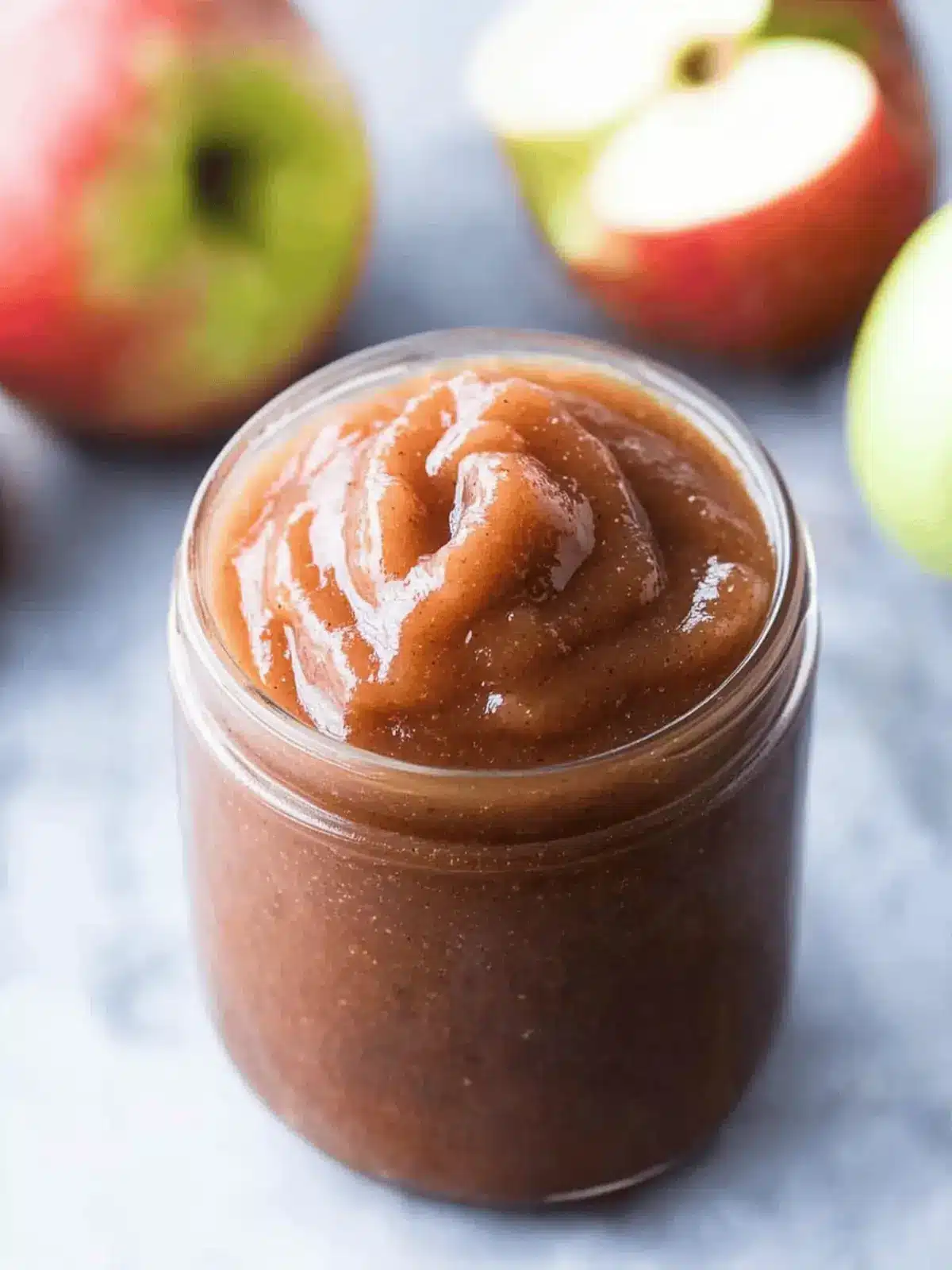 Instant Pot Refined Sugar-Free Apple Butter (No-Peel)