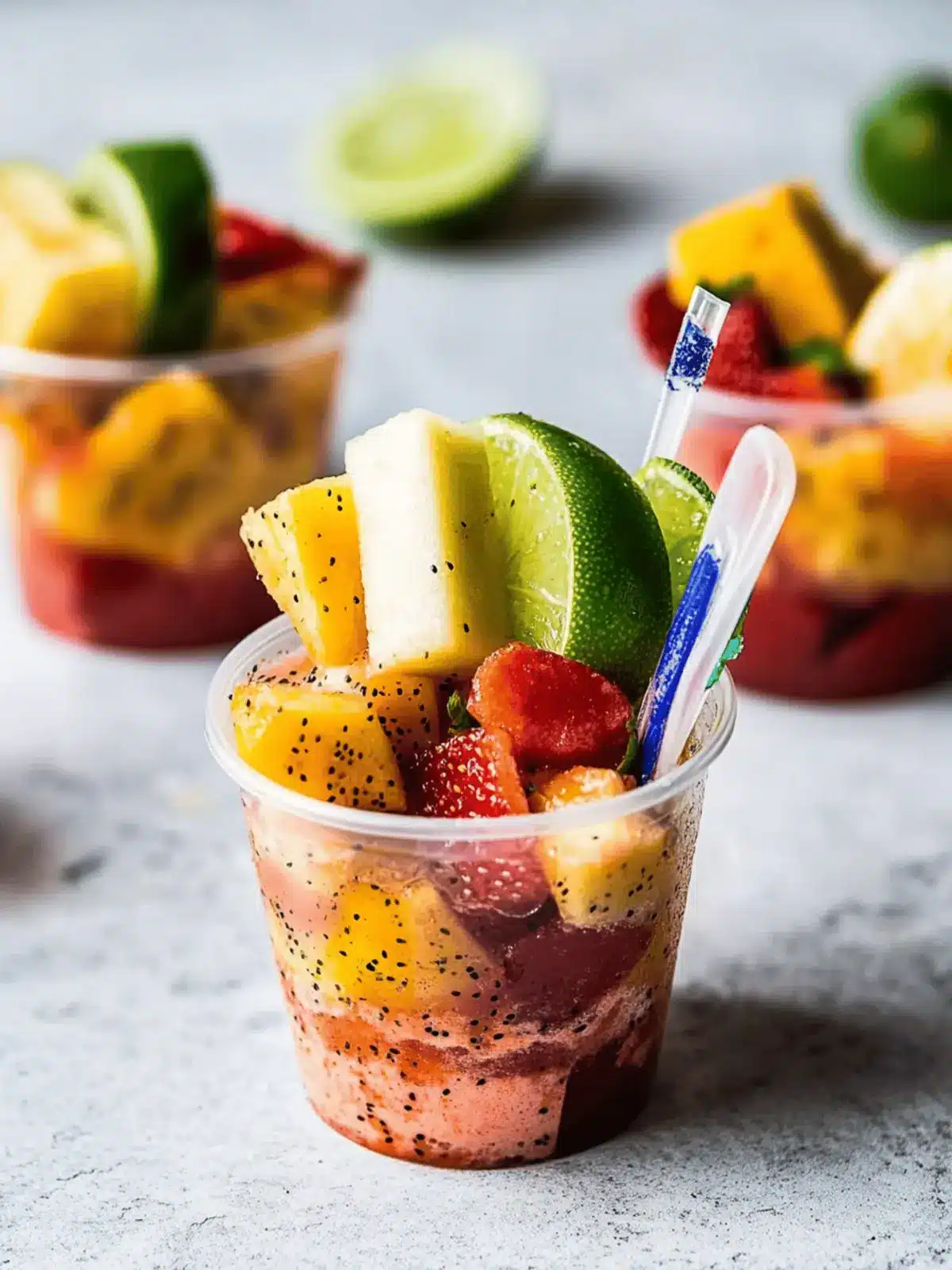 Mexican Fruit Cups