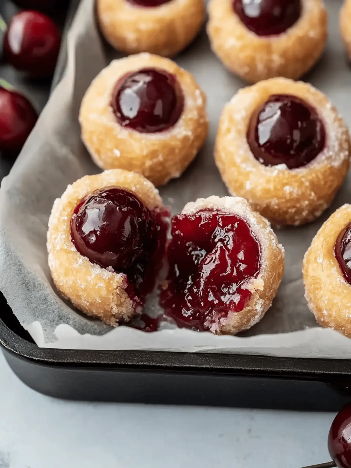 Delicious Cherry Pie Bites