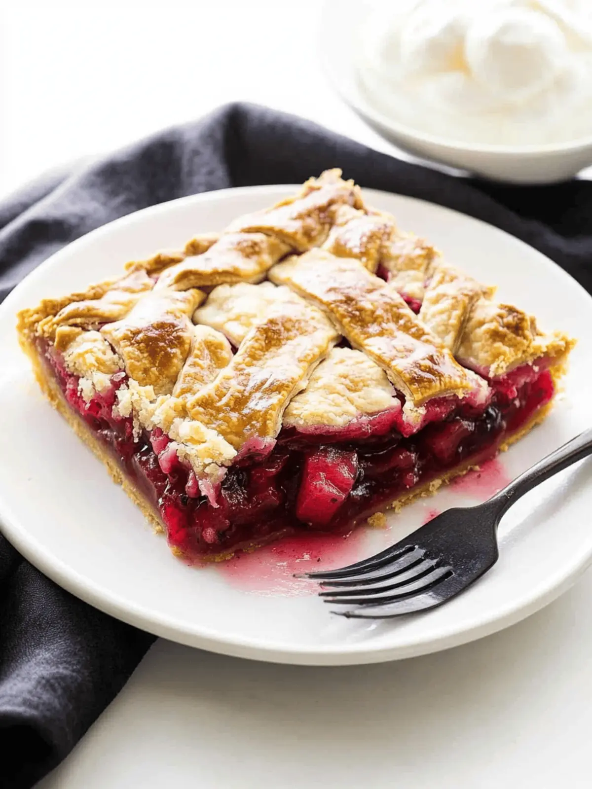 Strawberry-Rhubarb Slab Pie