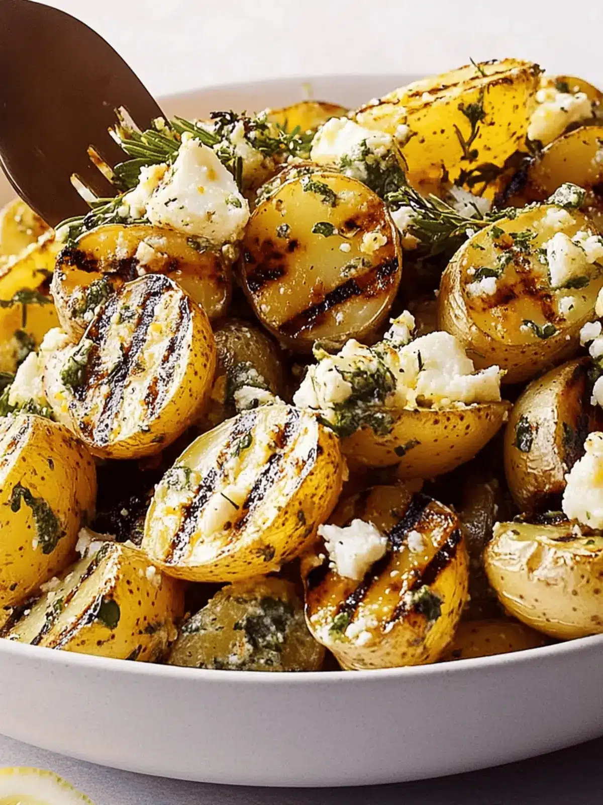 Zesty Grilled Greek Lemon Potato Salad for Perfect Picnics