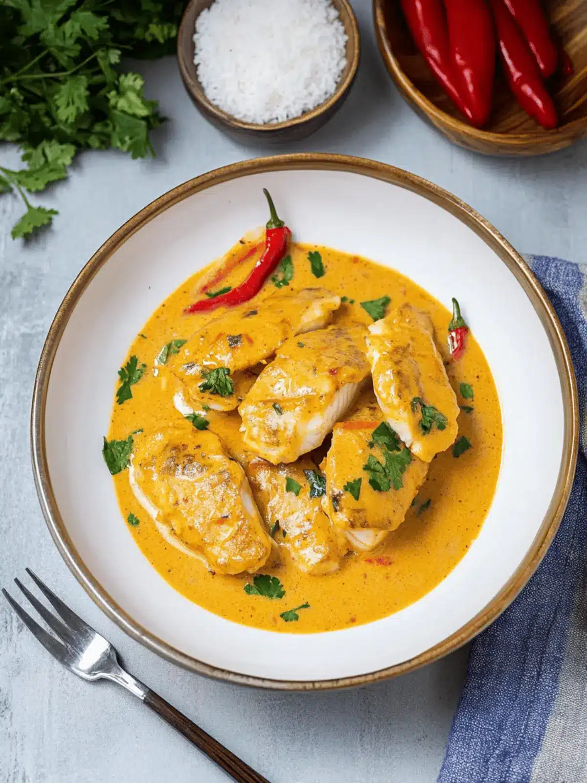 Fish in Coconut Sauce