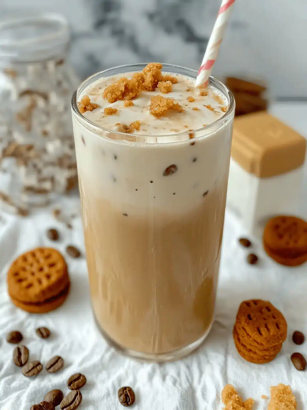 Cookie Butter Iced Coffee Dairy-Free Bliss in Minutes
