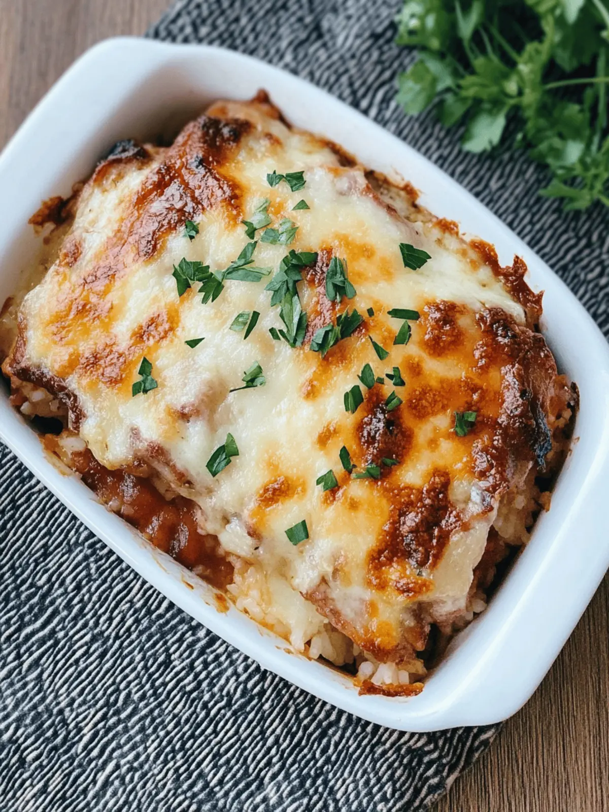 Savor Hong Kong Style Baked Pork Chop on Rice Tonight!