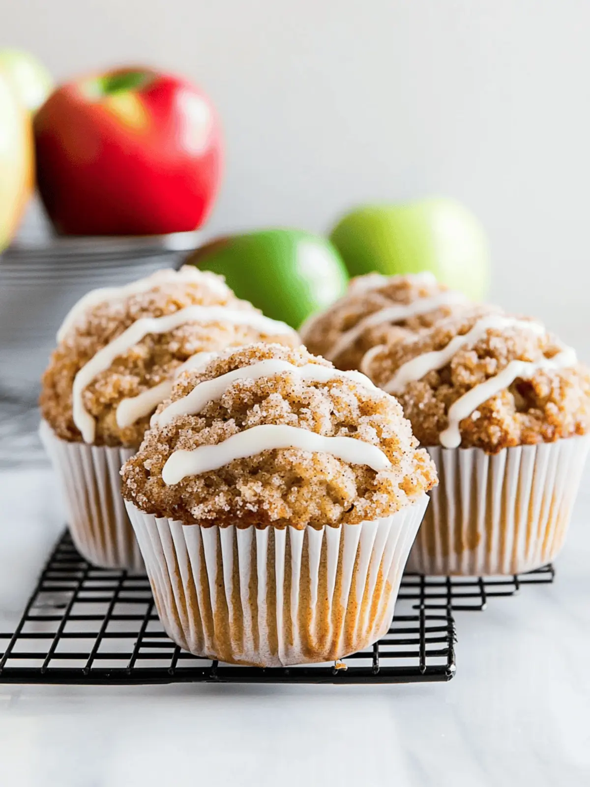 Fluffy Vegan Apple-Cinnamon Muffins (Gluten-Free)