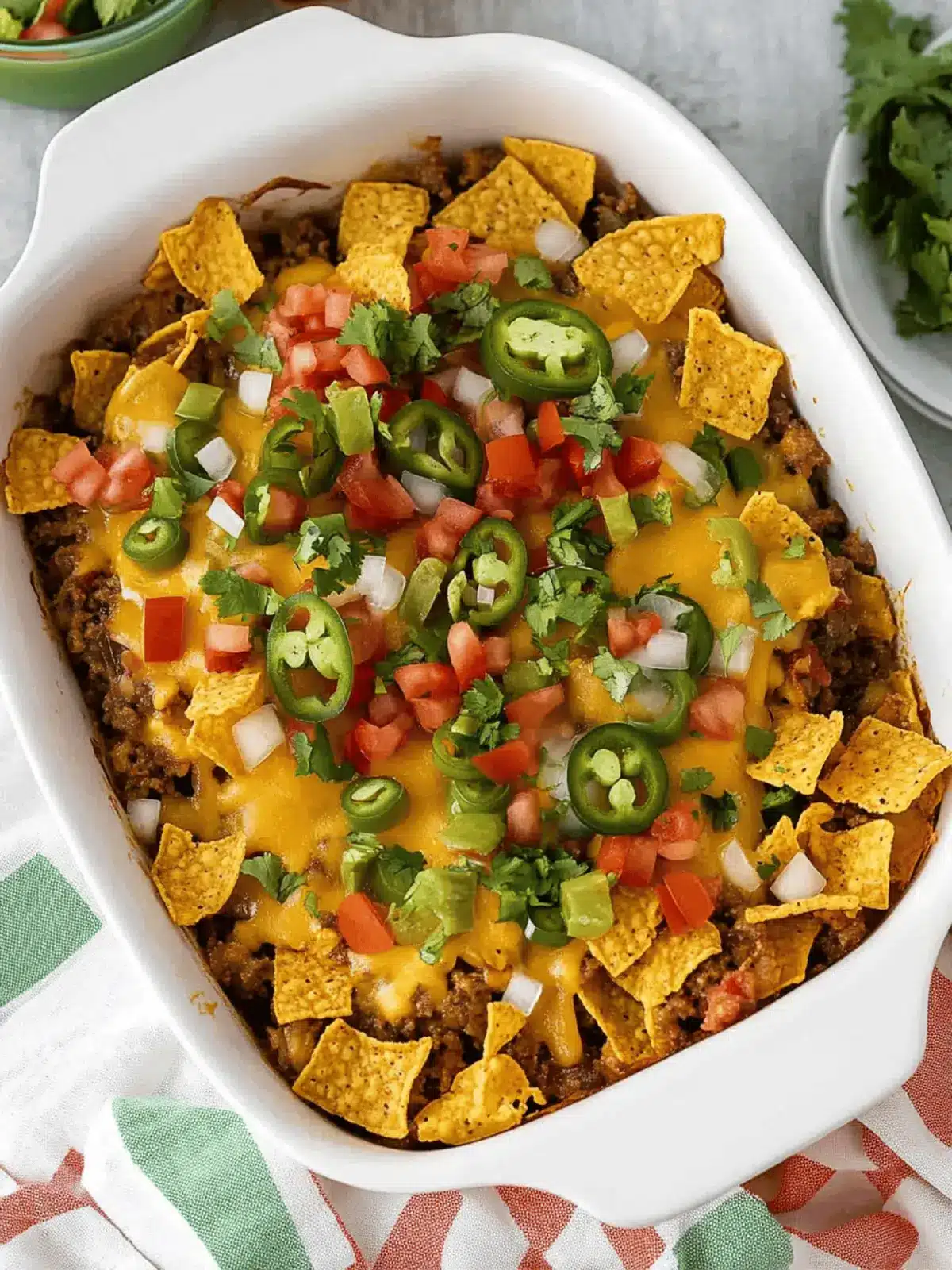 Easy Walking Taco Casserole with Fritos for Busy Nights