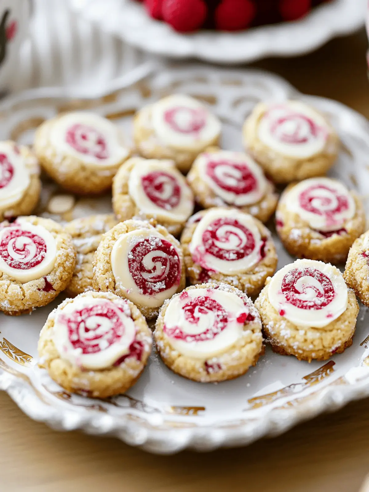Raspberry Macadamia Cookies With White Chocolate (No Bake)