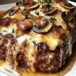 Mushroom Swiss Cheese Meatloaf