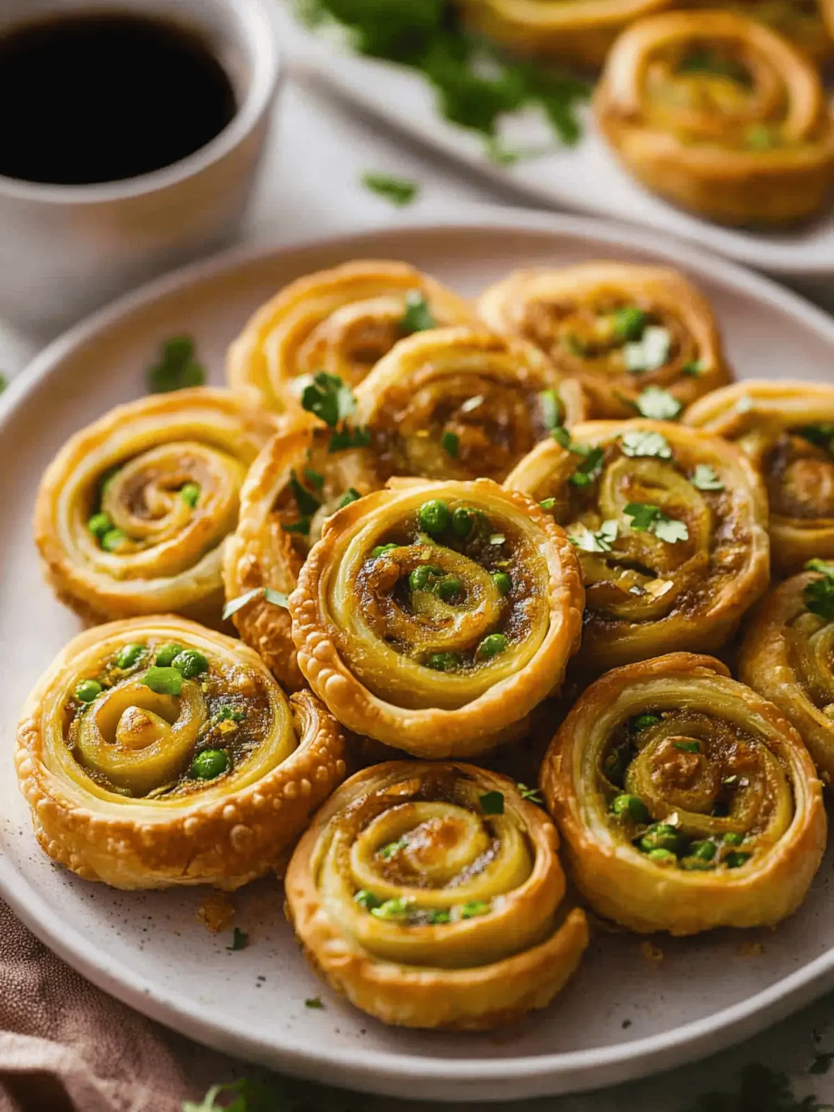 Crispy Potato & Peas Samosa Pinwheels You Must Try Today