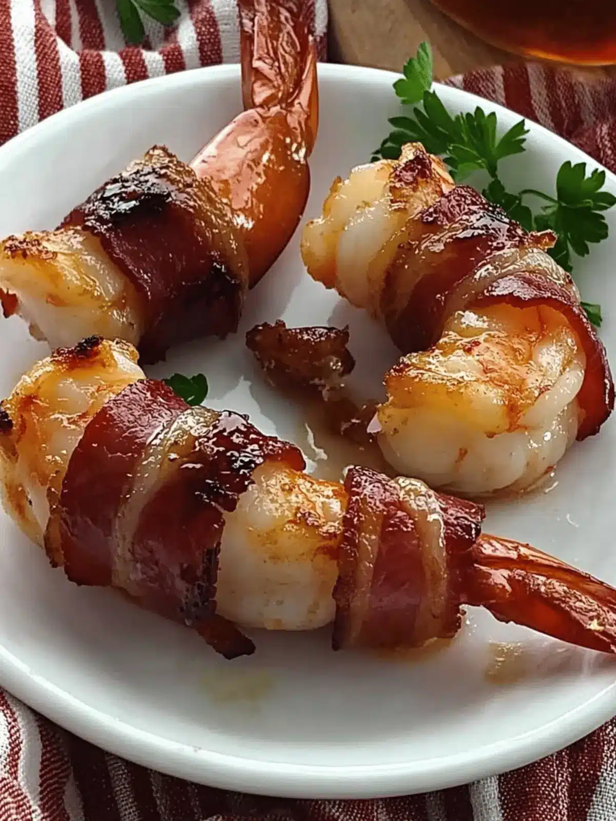 Stuffed Bacon-Wrapped Shrimp with Cream Cheese
