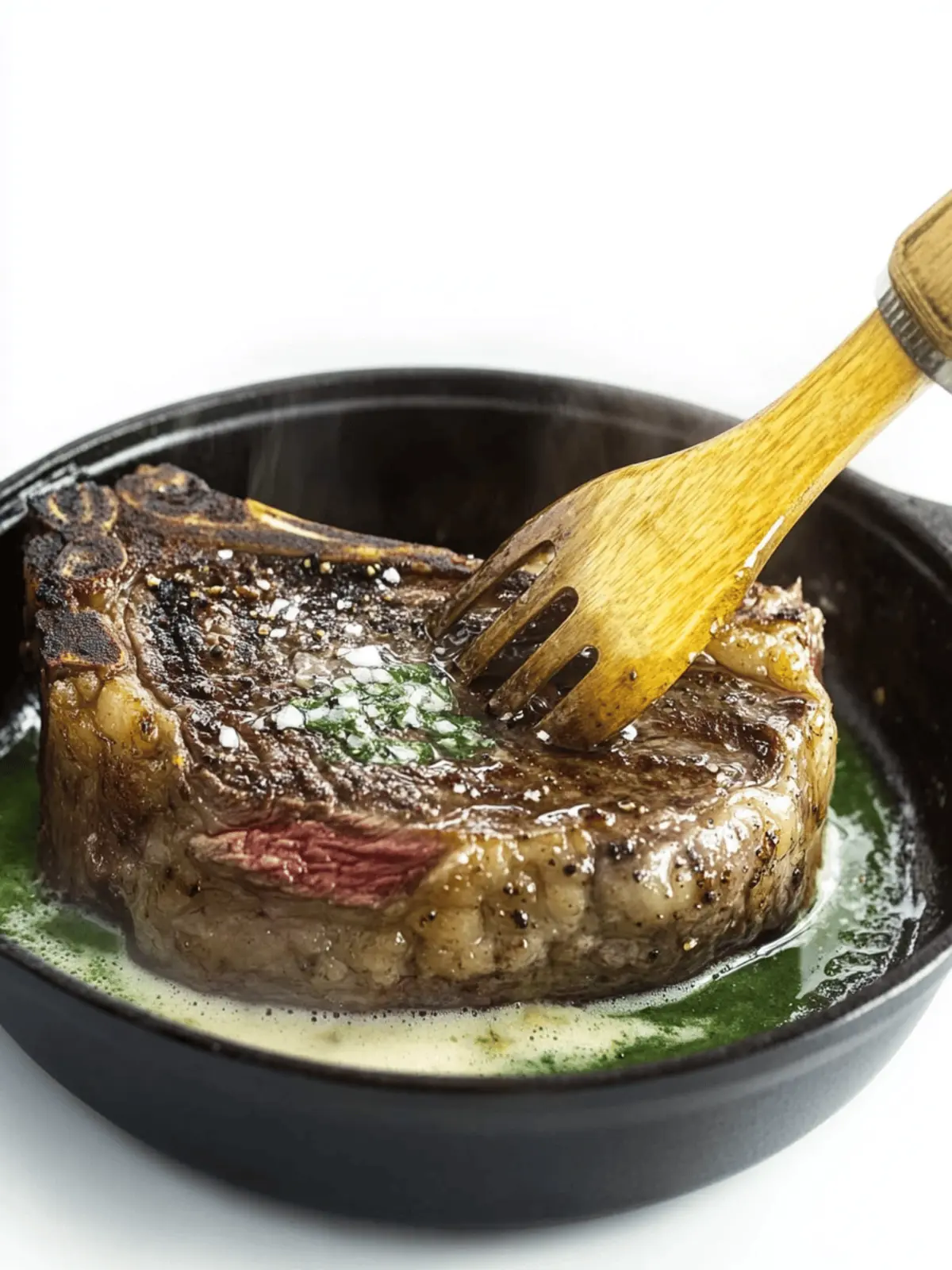 Reverse Sear Cowboy Steak