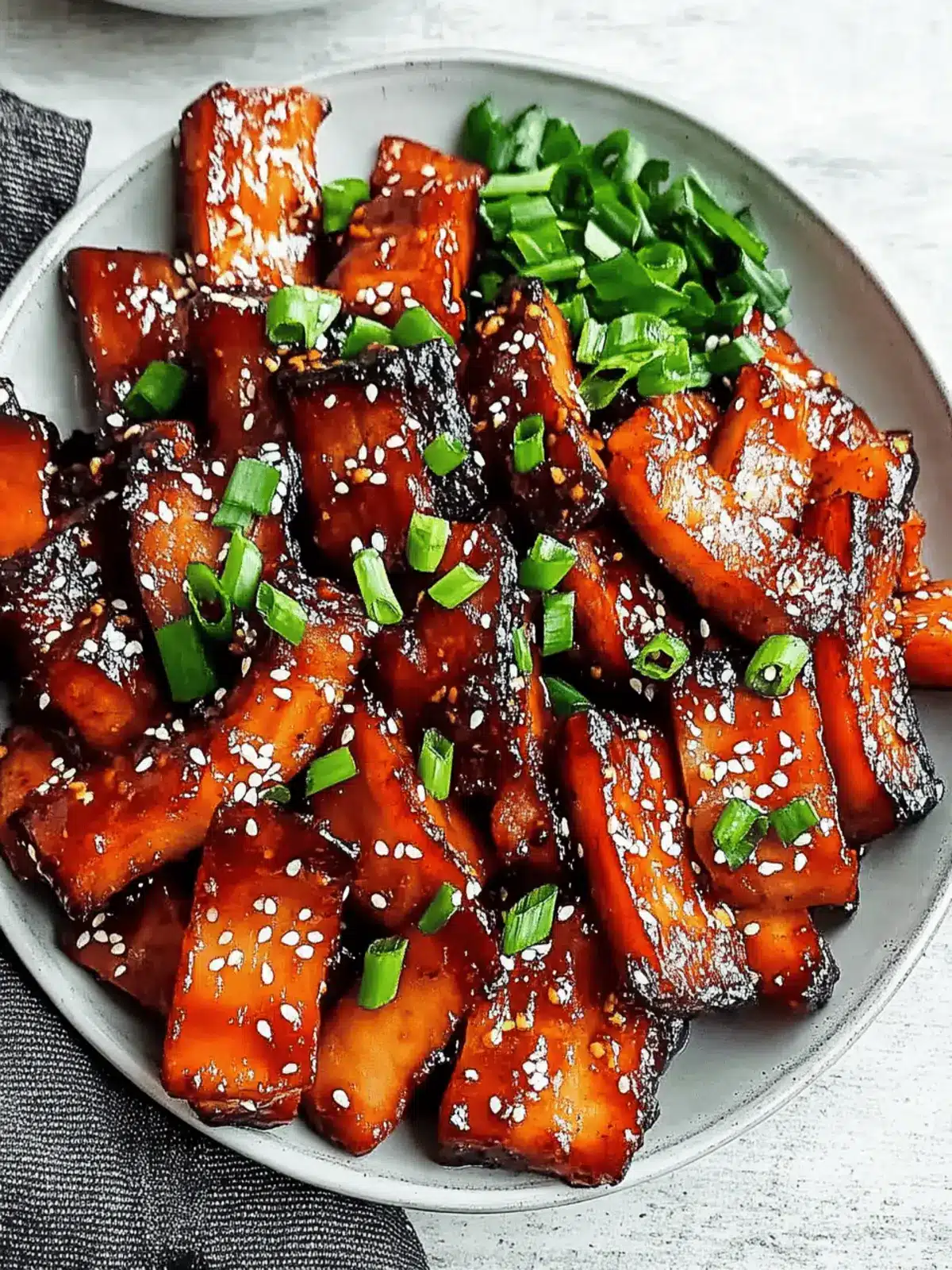Healthy Korean Pork Belly Skillet