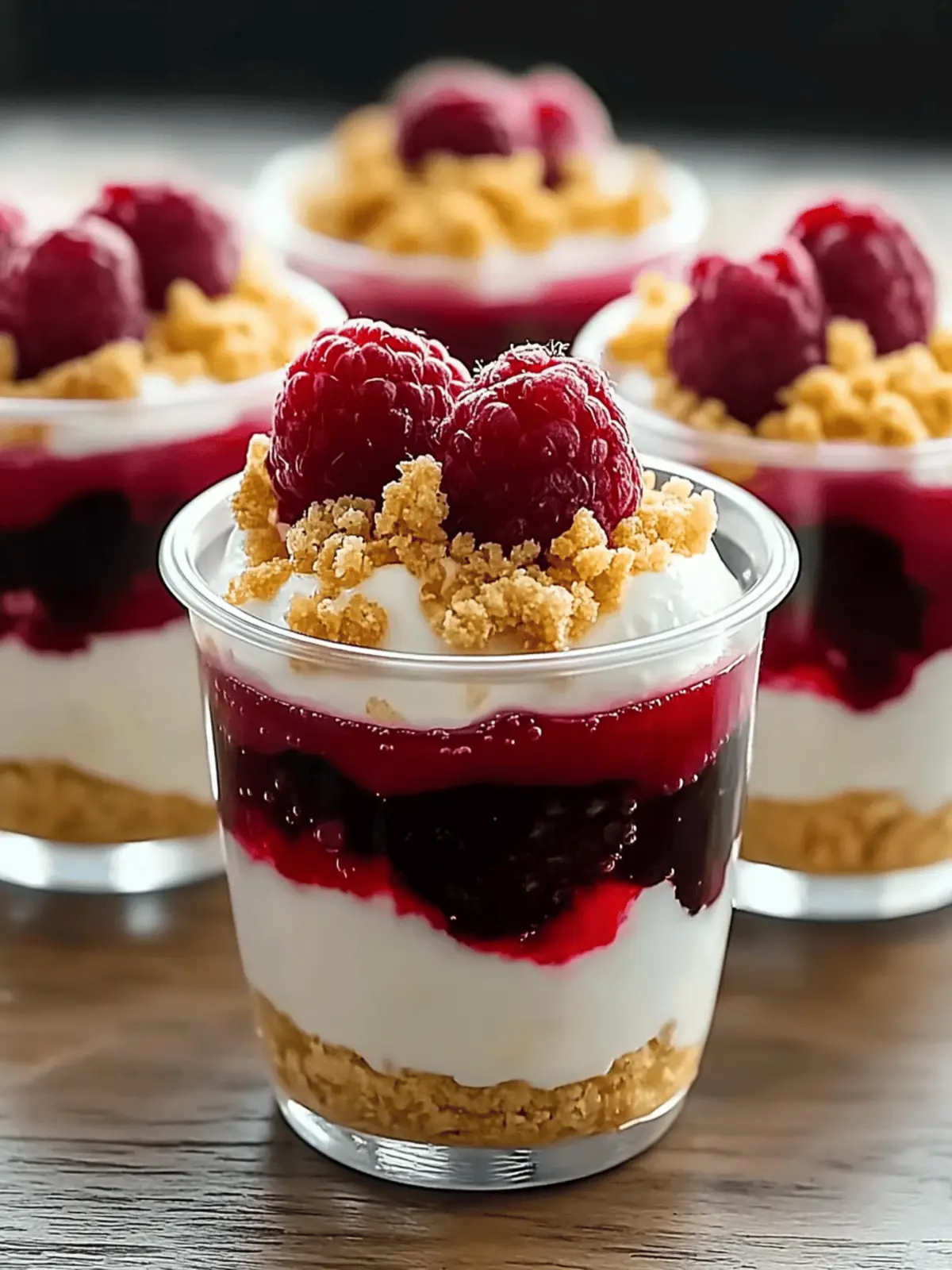 No-Bake Cheesecake Parfaits