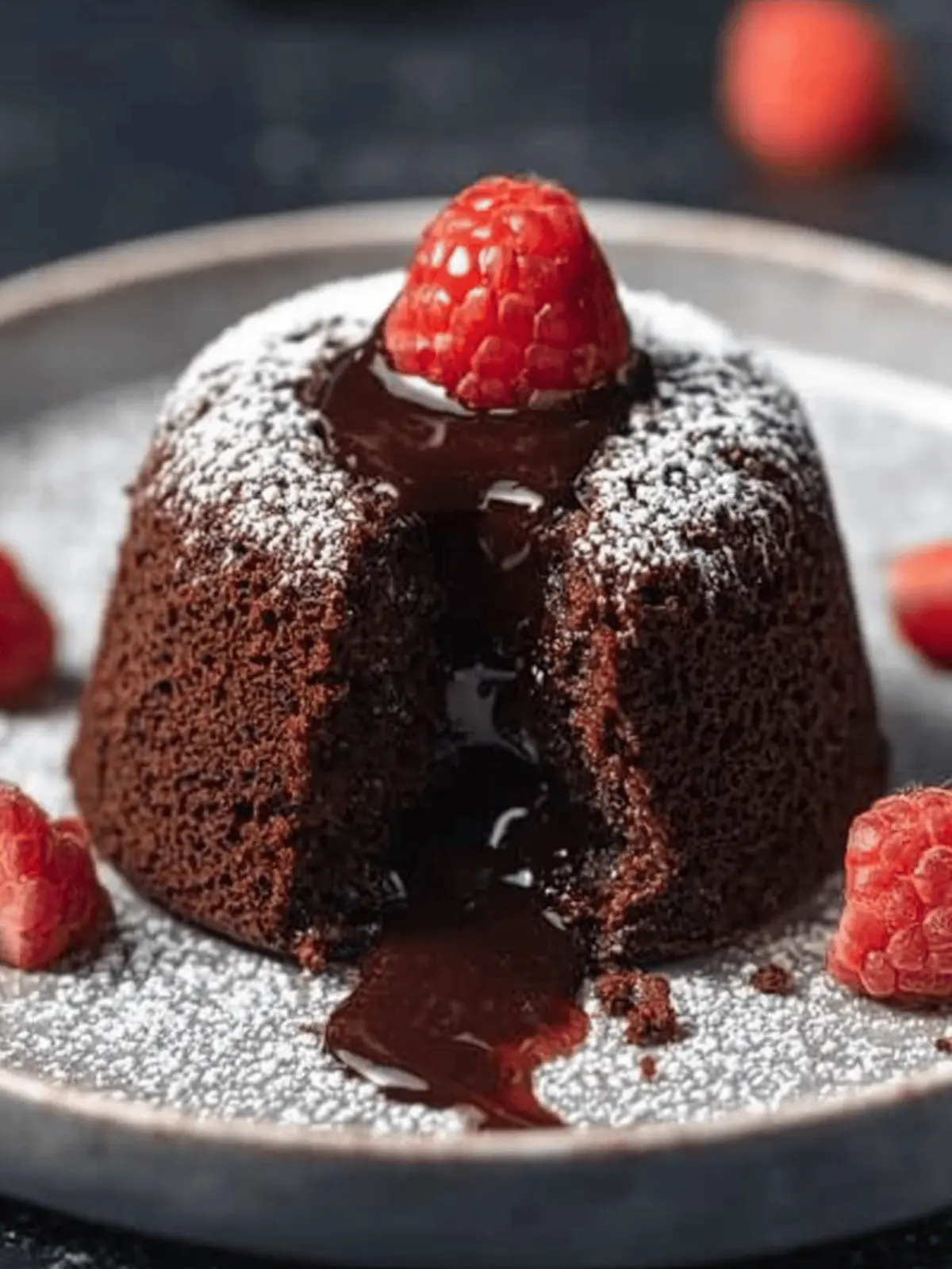 Air Fryer Lava Cake