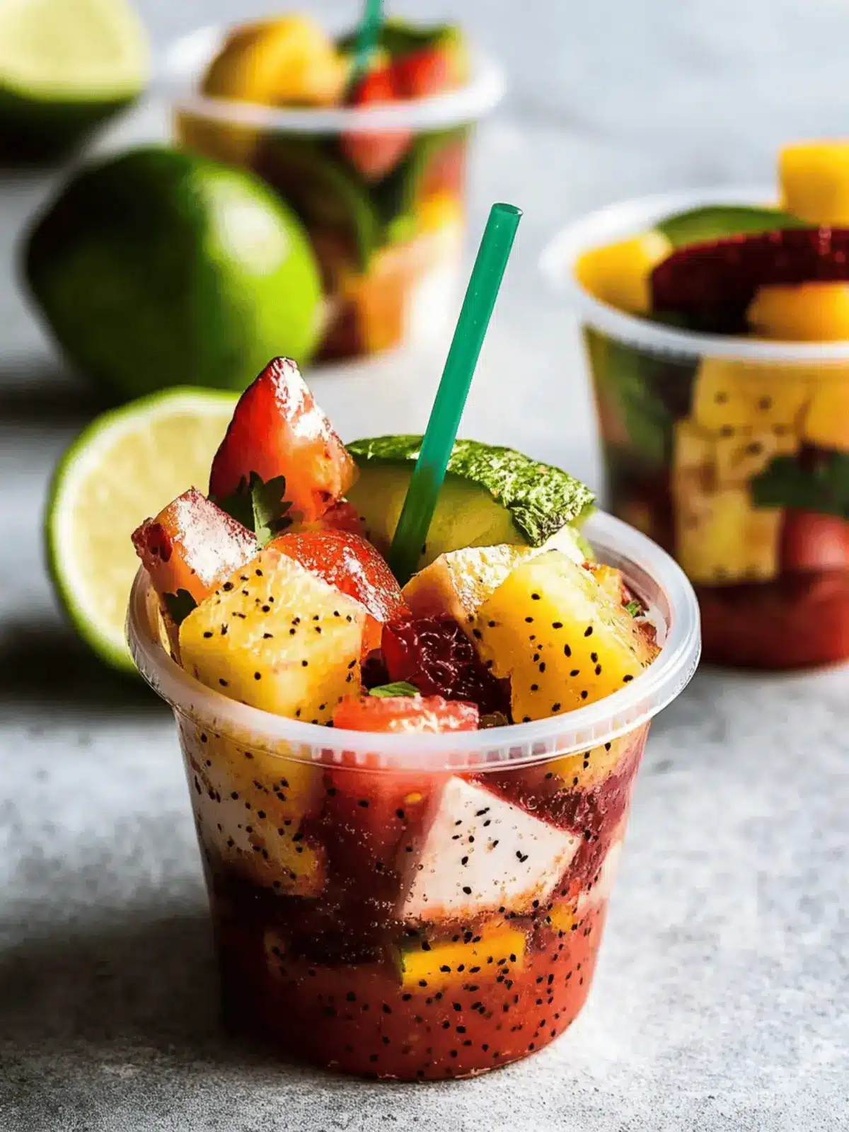 Mexican Fruit Cups