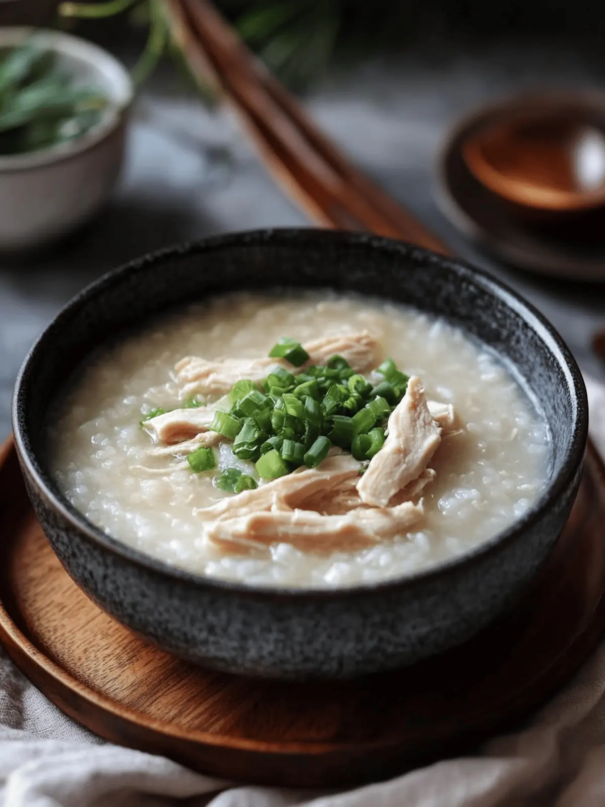 Easy Chicken Congee: Comfort in Every Silky Spoonful