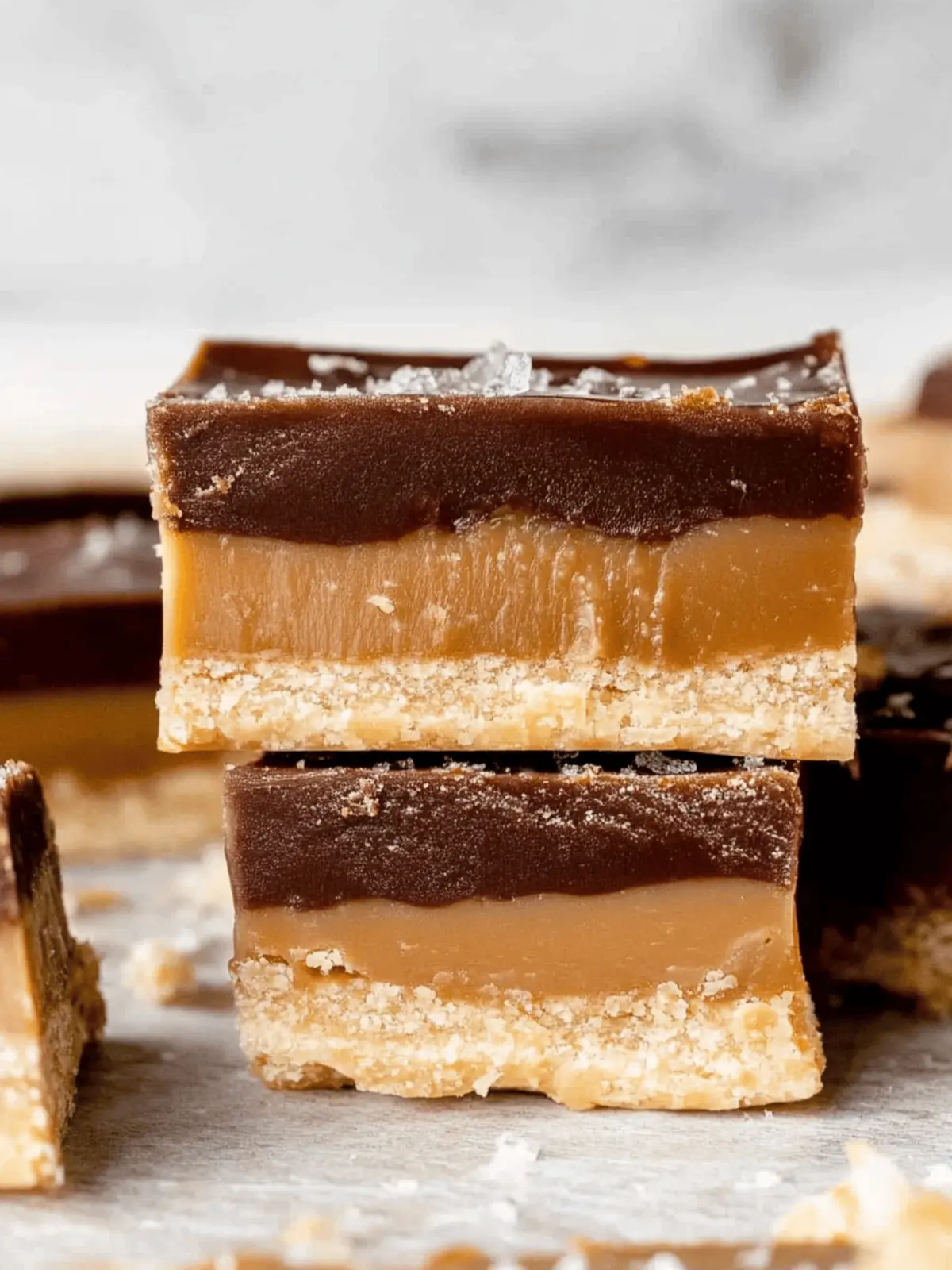Healthy Twix Bars