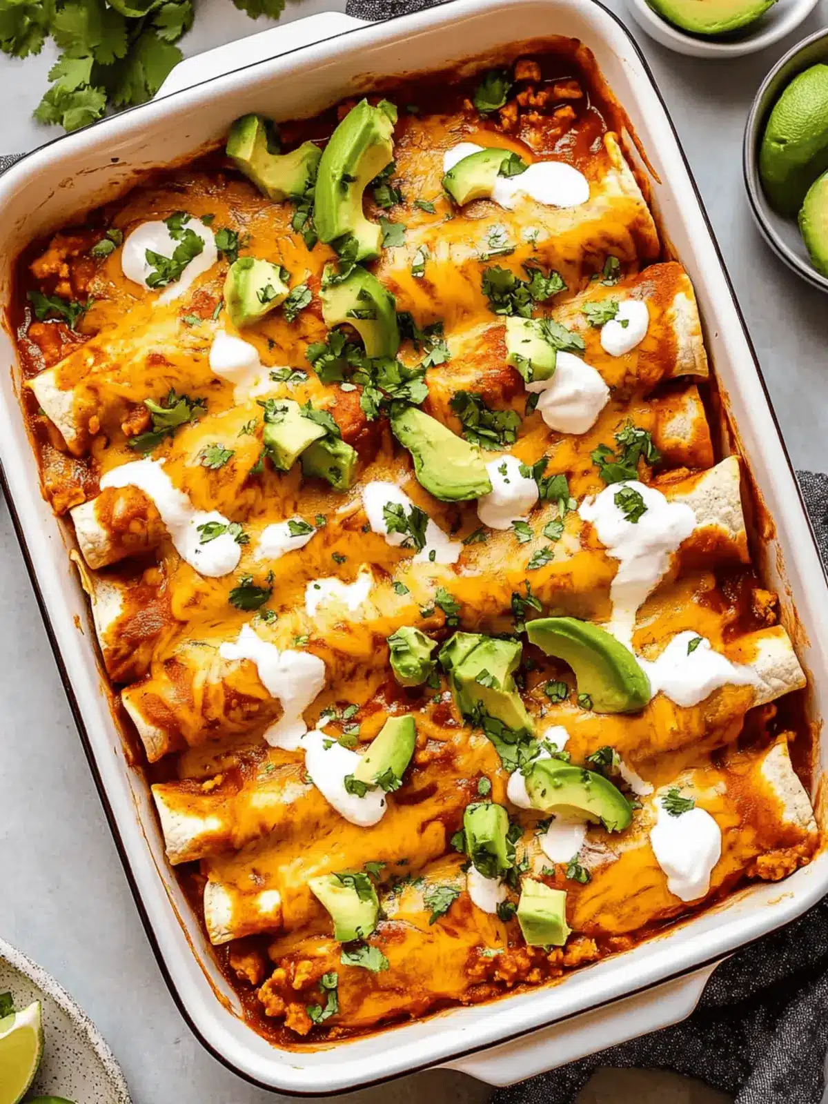Delicious Ground Turkey Enchiladas: Healthy Comfort Food Twist