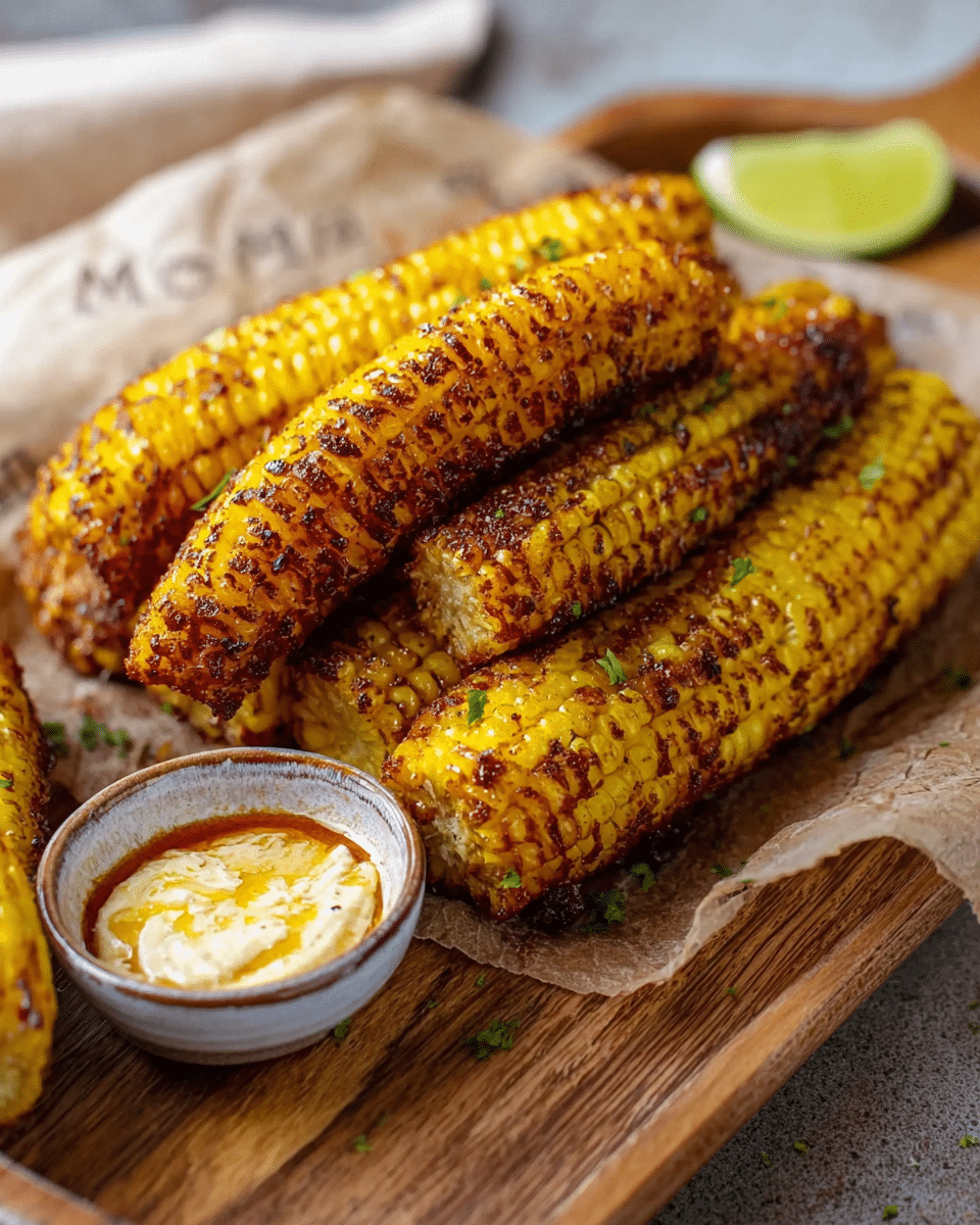 Air Fryer Corn Ribs
