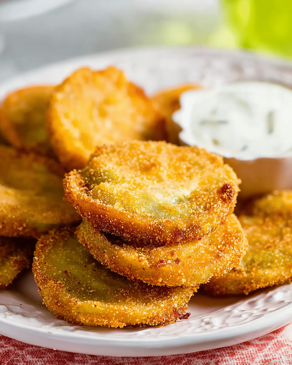 Easy Southern Fried Green Tomatoes