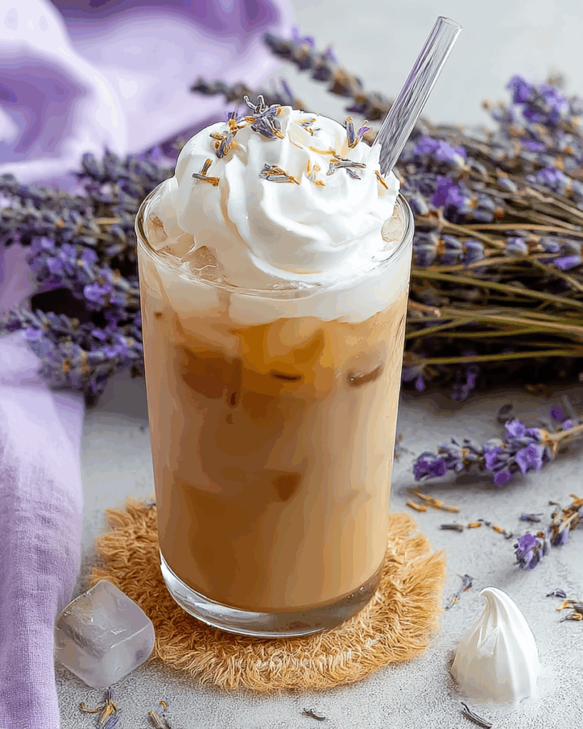 Lavender Vanilla Iced Coffee