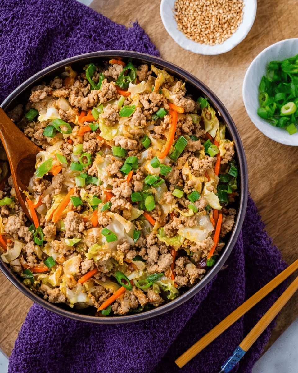 Pork Egg Roll in a Bowl