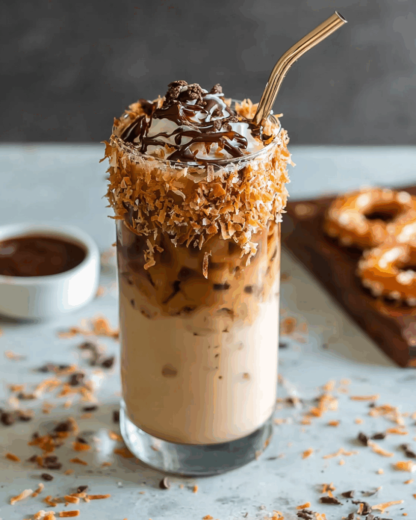 Samoas Iced Coffee