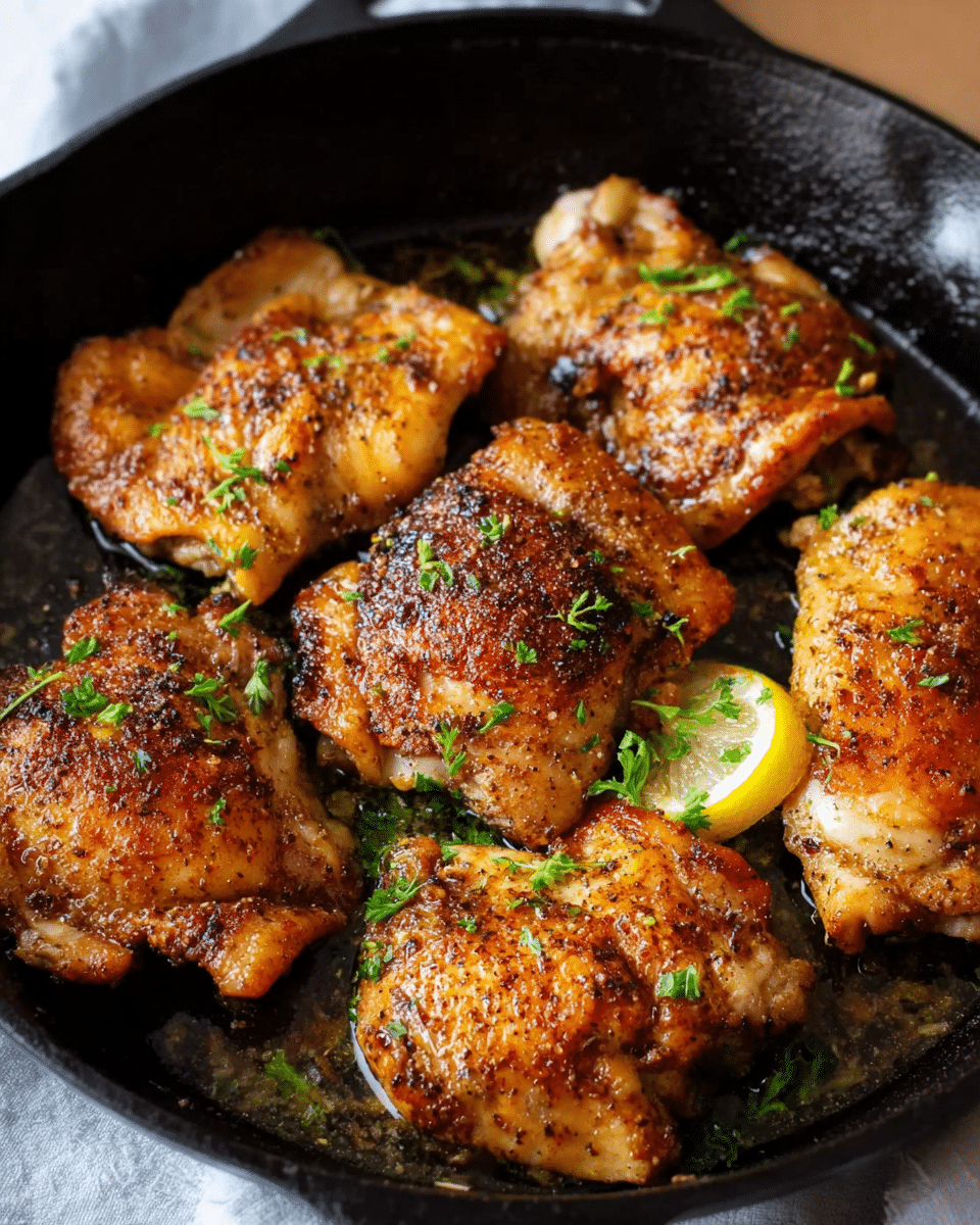 Stove Top Chicken Thighs