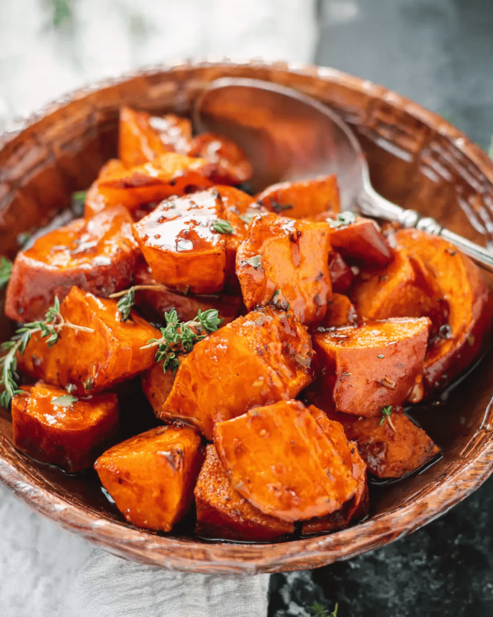 Vegan Candied Sweet Potatoes