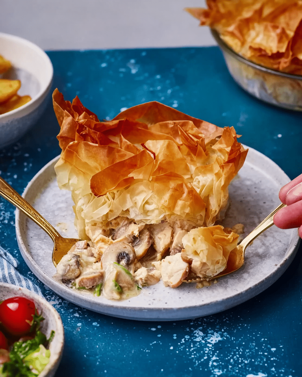 Chicken and Mushroom Pie