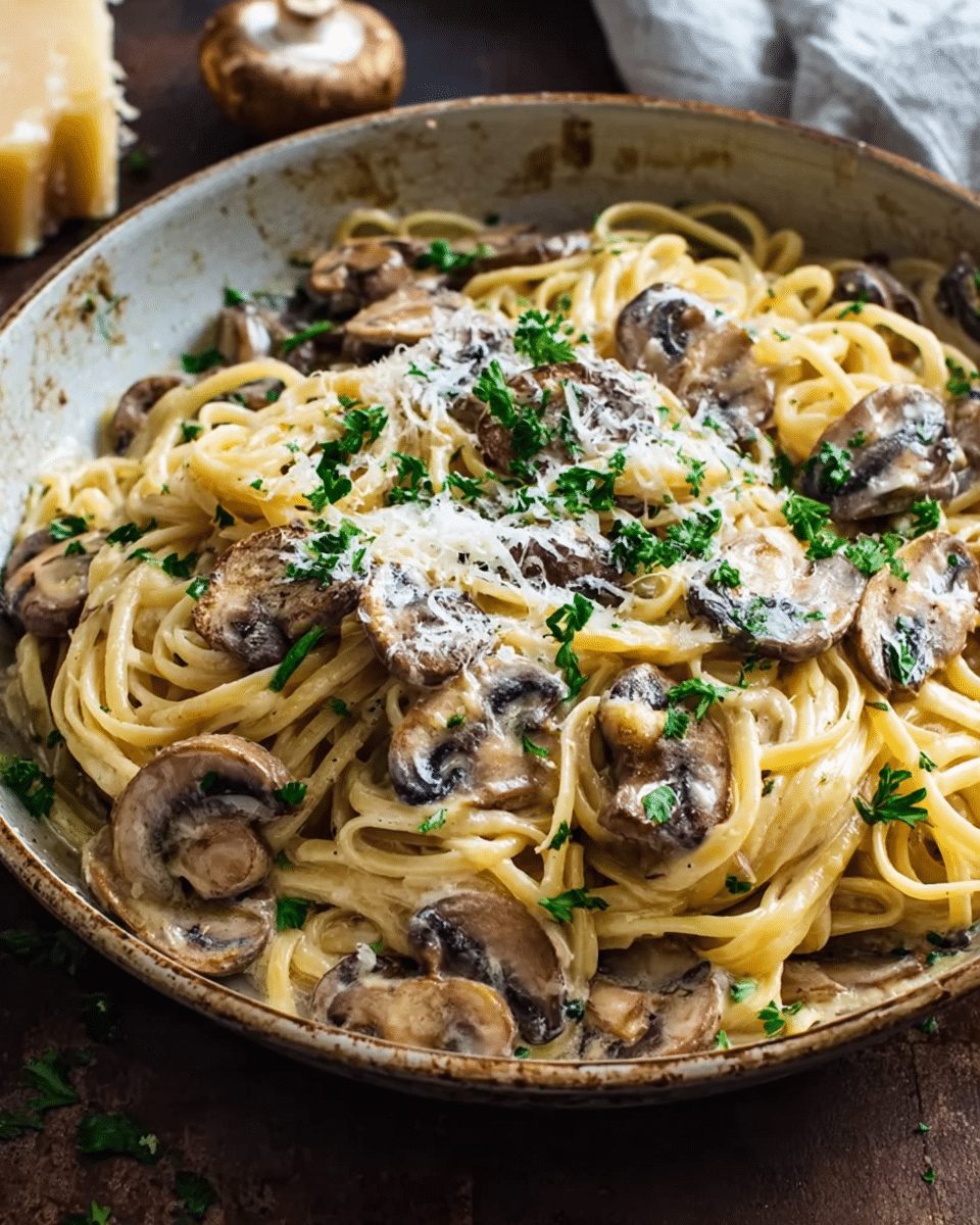 Creamy Mushroom Pasta