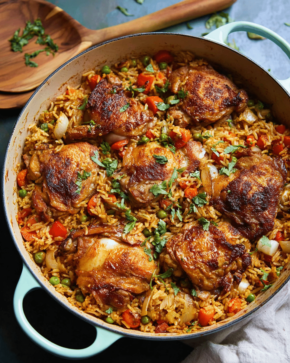 Dutch Oven Chicken and Rice