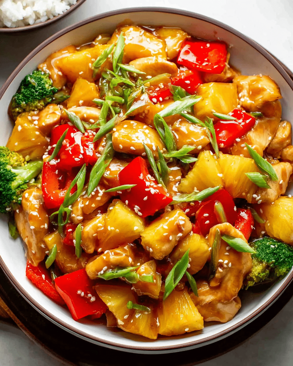 Pineapple Chicken Stir Fry