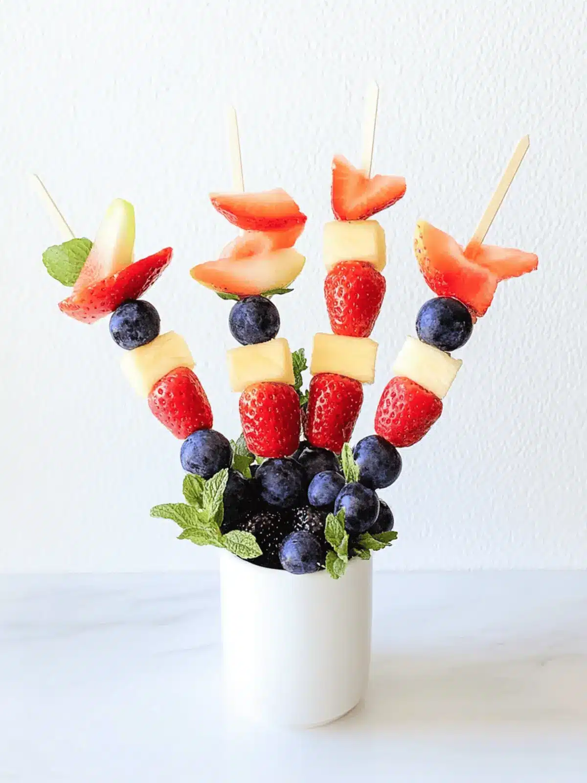 Fresh Fruit Skewers