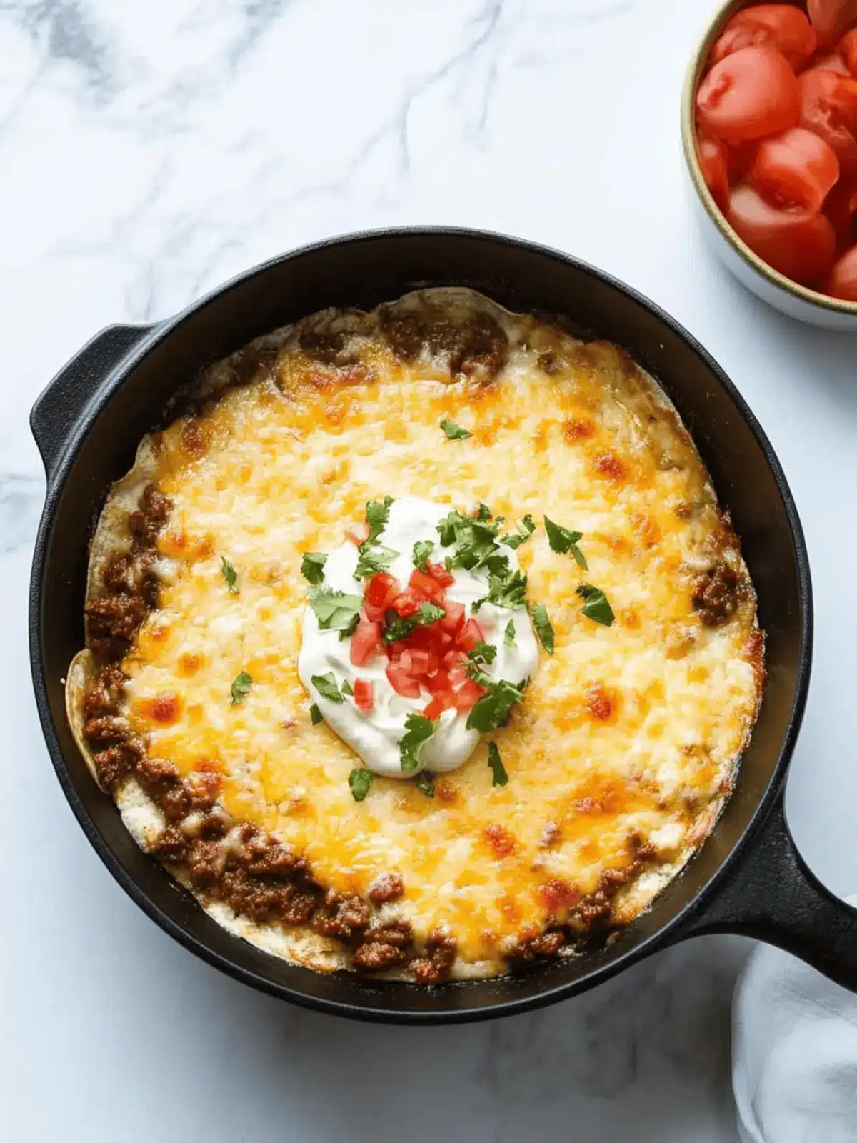 Queso Fundido with Chorizo