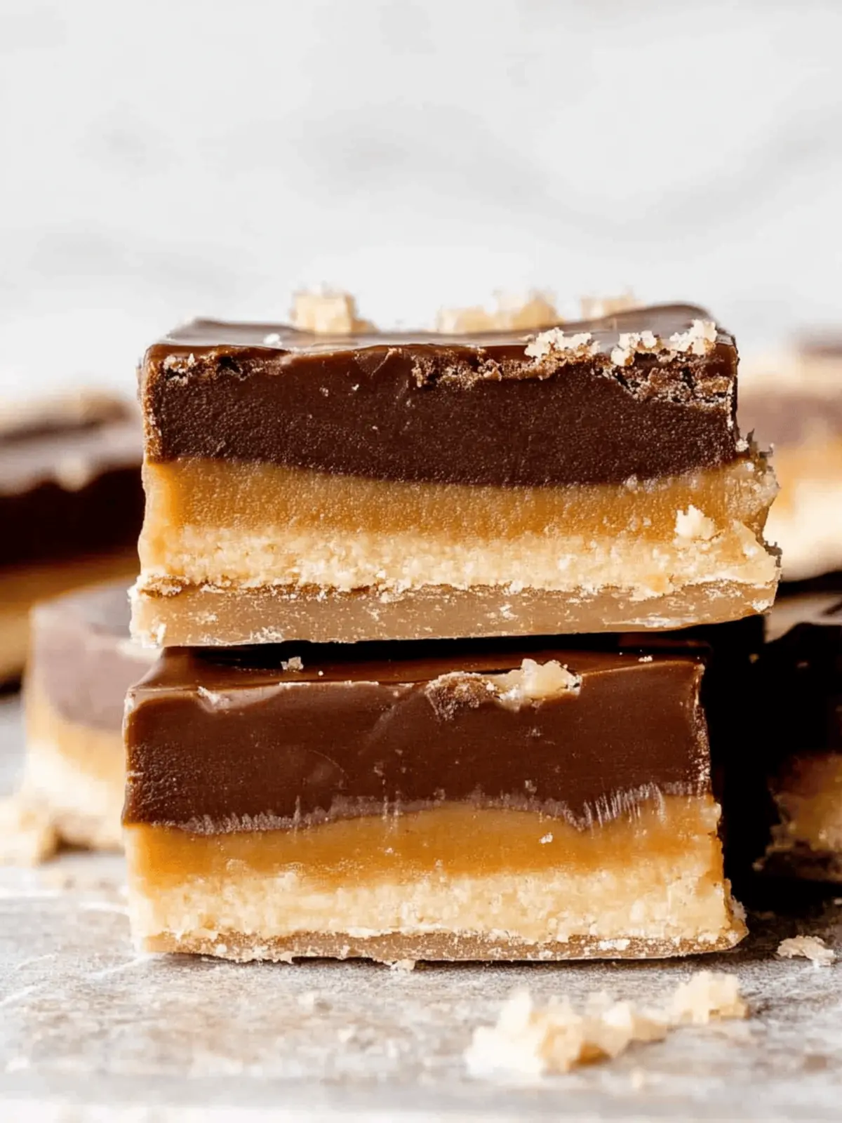 Healthy Twix Bars