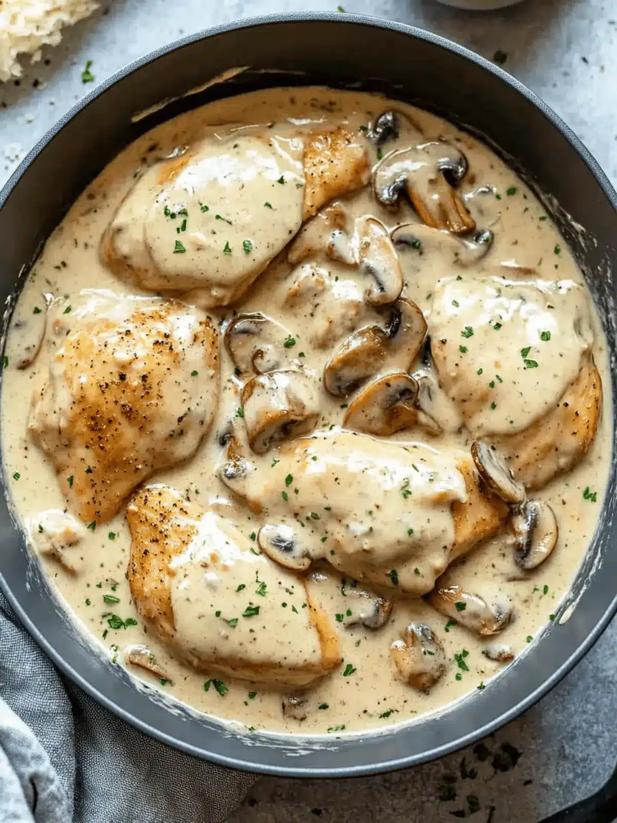 Creamy Mushroom Chicken