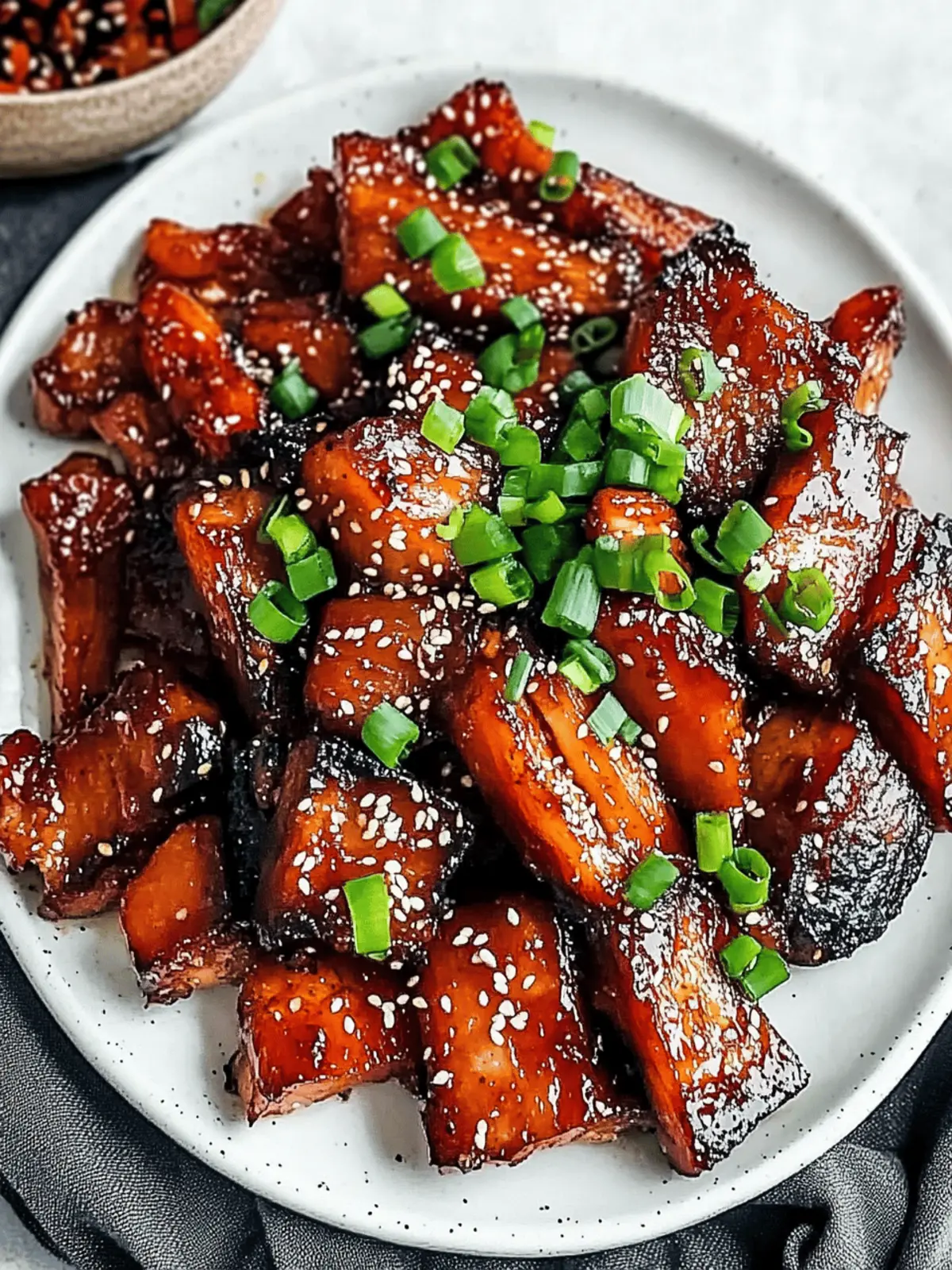 Healthy Korean Pork Belly Skillet