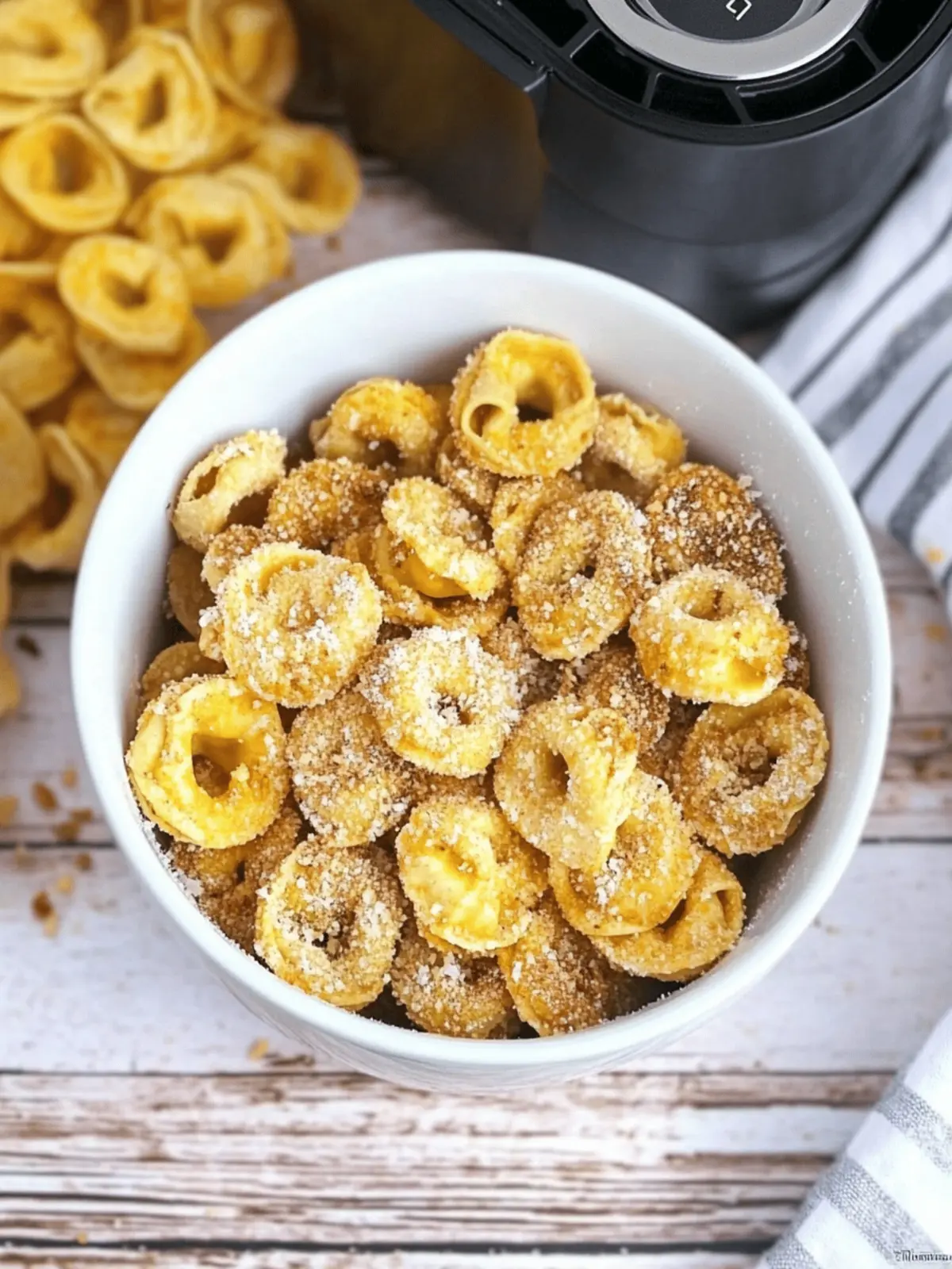 Cheesy And Crispy Air Fryer Tortellini