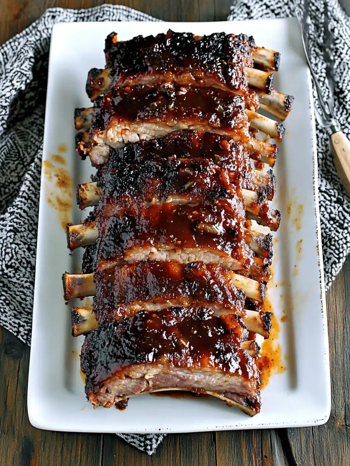 Jerk-Style Ribs with Sticky & Sweet Sauce