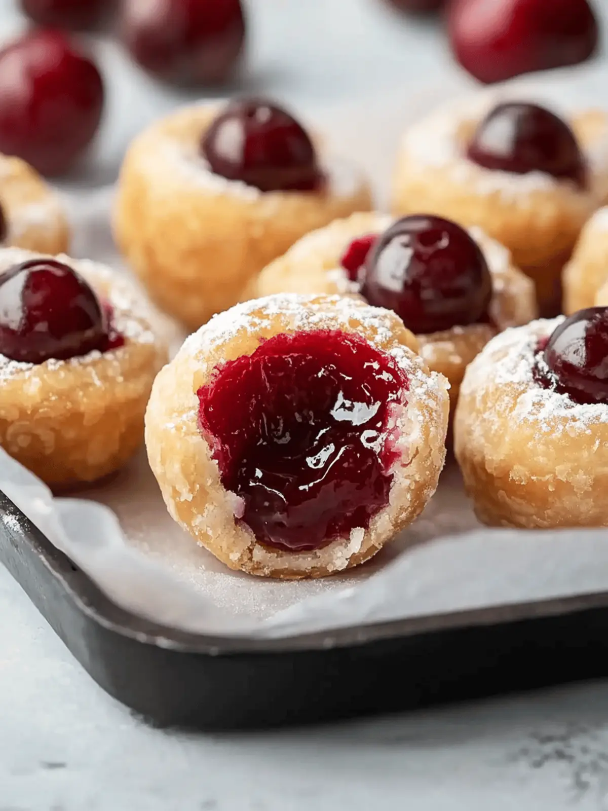 Delicious Cherry Pie Bites
