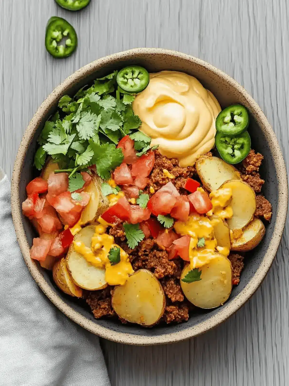 Loaded Fiesta Potato Bowls